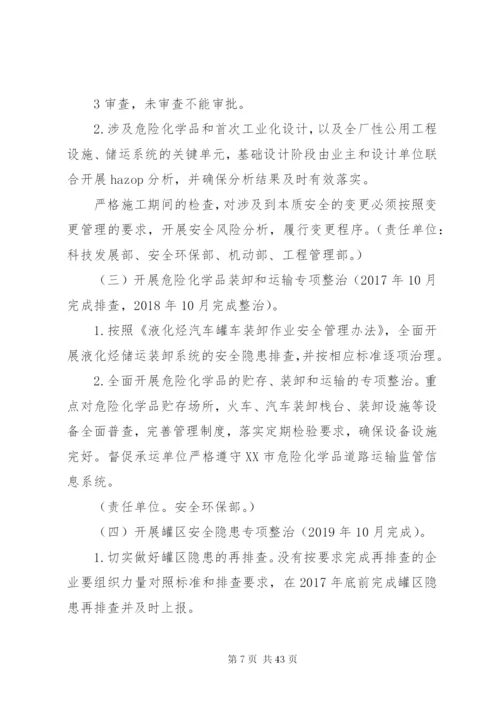 危险化学品安全综合治理实施方案精编.docx