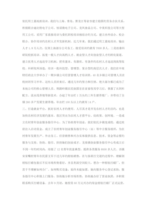加强农村能人队伍综合建设构建社会主义新农村.docx