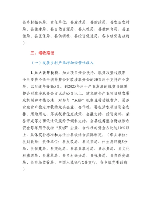 20230302：X县促进脱贫人口持续增收三年行动计划实施方案.docx