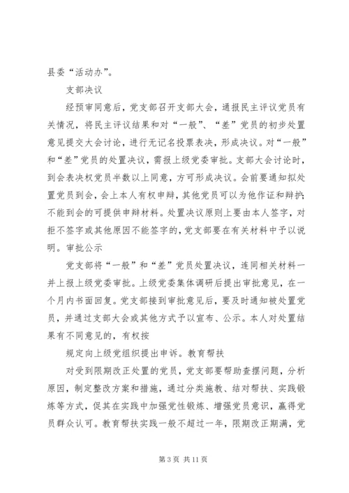 非公有制企业党组织开展民主评议党员工作实施方案 (2).docx
