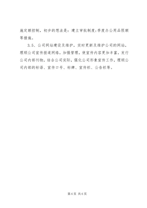 有关办公室的工作计划范文.docx