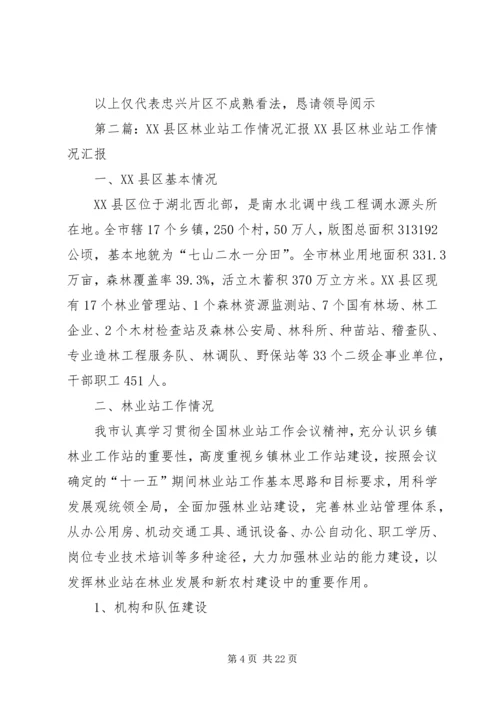 片区林业工作站情况汇报及工作计划精编.docx