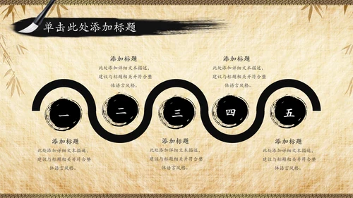 国学文化经典论语中国风道德讲堂PPT模板