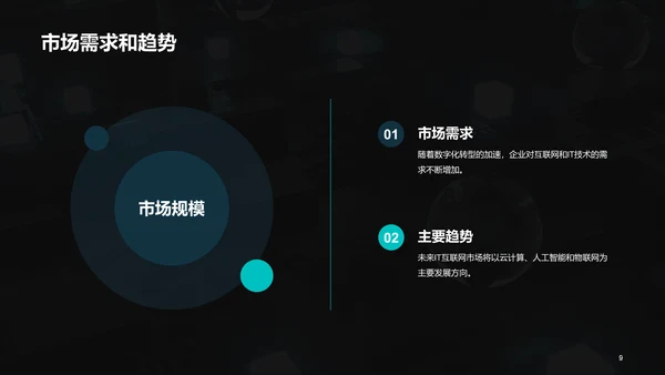 蓝色IT互联网技术研讨发布会PPT模板