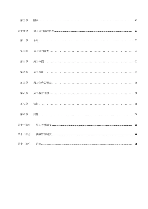 资产管理有限公司人事管理制度汇编.docx