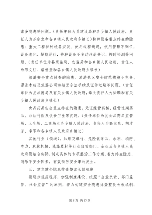 县委书记在安全督查会发言.docx