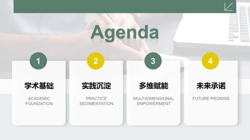 绿色商务风大学生求职面试自我介绍PPT模板