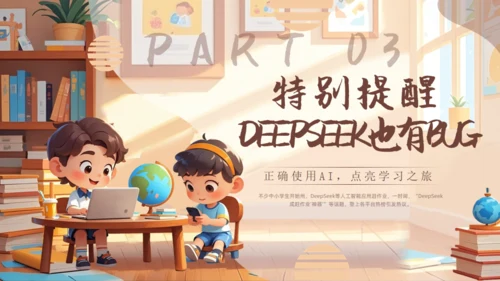 孩子如何合理使用，人工智能通用PPT模板