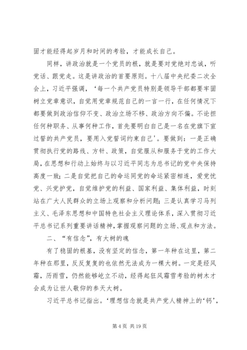 做讲政治有信念的合格党员.docx