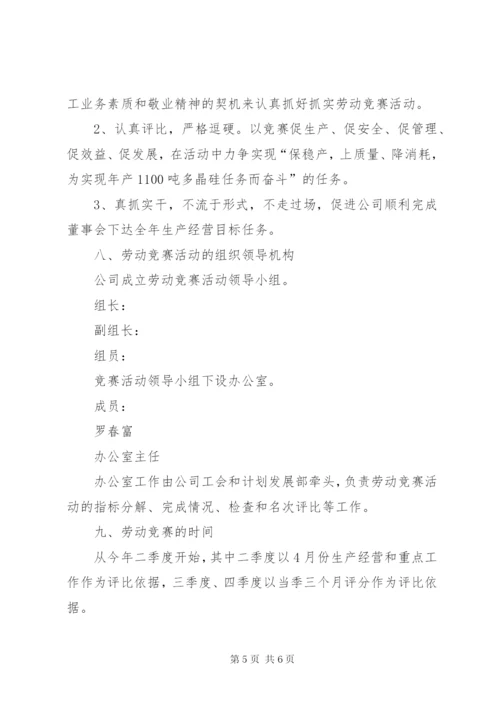 企业劳动竞赛活动实施方案 (2).docx