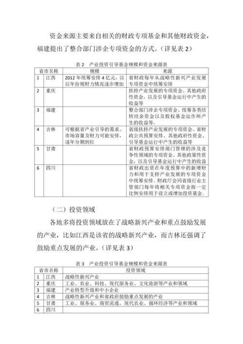 我国地方政府产业投资引导基金的调研报告.docx