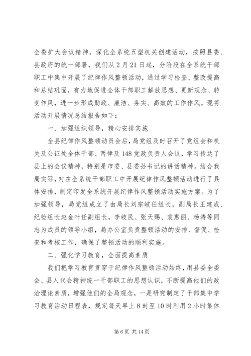 纪律作风整顿个人心得体会.docx