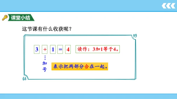 人教版数学一年级上册3 5以内数的认识和加减法第5课时 加法  课件（共21张PPT）