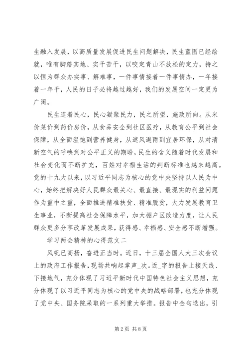 学习两会精神的心得.docx