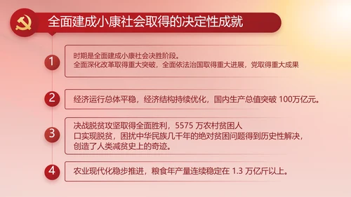 简约红色党建党支部年终工作总结PPT