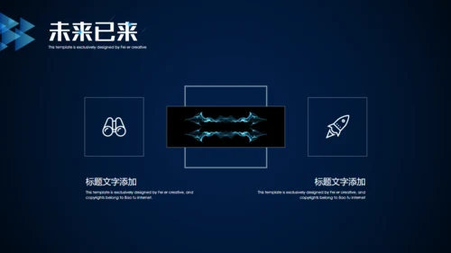 未来已来创新科技通用PPT模板