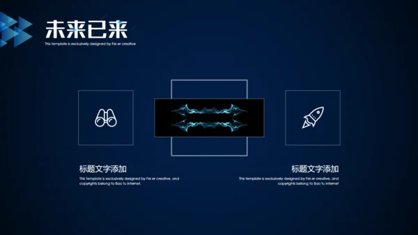 未来已来创新科技通用PPT模板