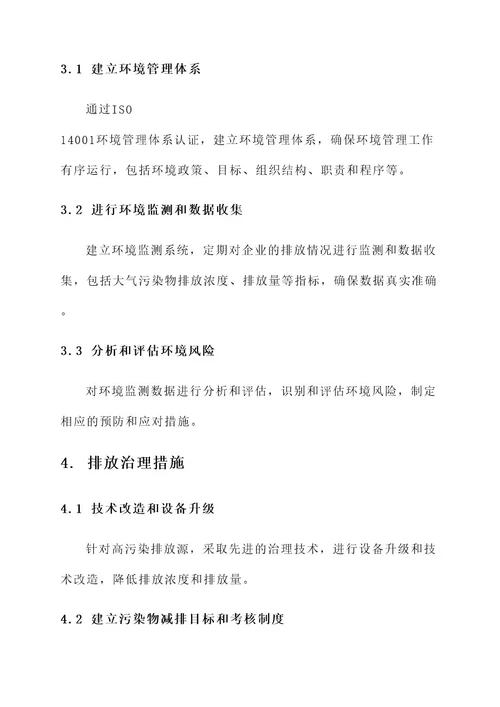 涉气企业治理管理方案