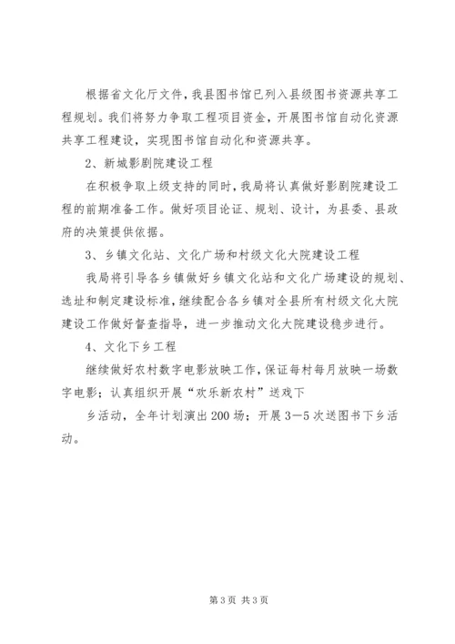 文化局工作总体计划 (2).docx