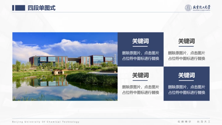 北京化工大学专属课题学术汇报毕业答辩通用PPT模板