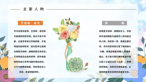 苏菲的世界经典哲学书籍介绍PPT模板
