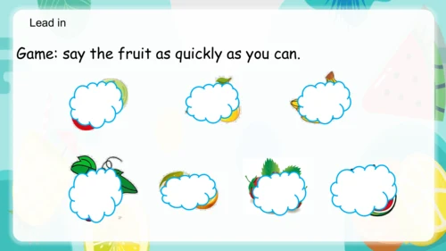 Unit 5 Do you like pears？ Part B Start to read & C