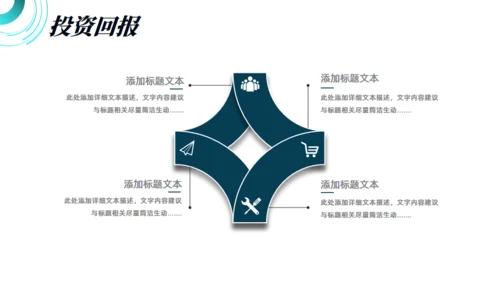 科技感风格的商业计划书通用PPT模板