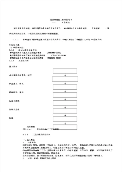 现浇墩身施工作业指导书