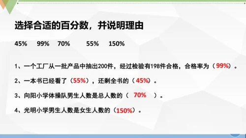 人教版 六年级数学上册《百分数的认识》（课件）(共25张PPT)