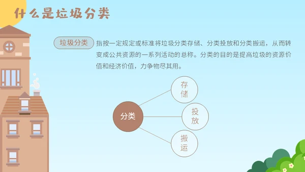 机器人垃圾分类从我做起通用PPT模板