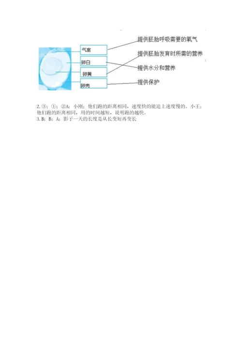 教科版科学三年级下册 期末测试卷精品（夺冠）.docx