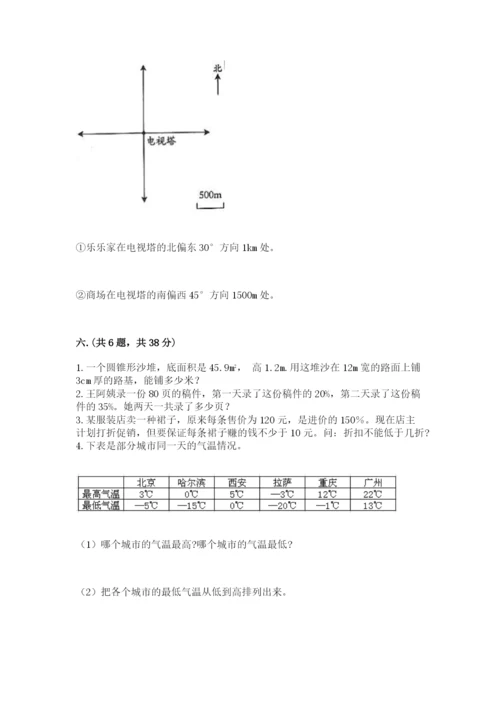 浙江省宁波市小升初数学试卷附答案【综合题】.docx