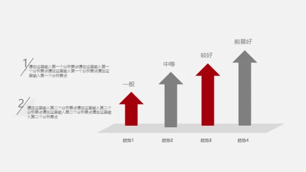 计划经济增长趋势通用PPT模板