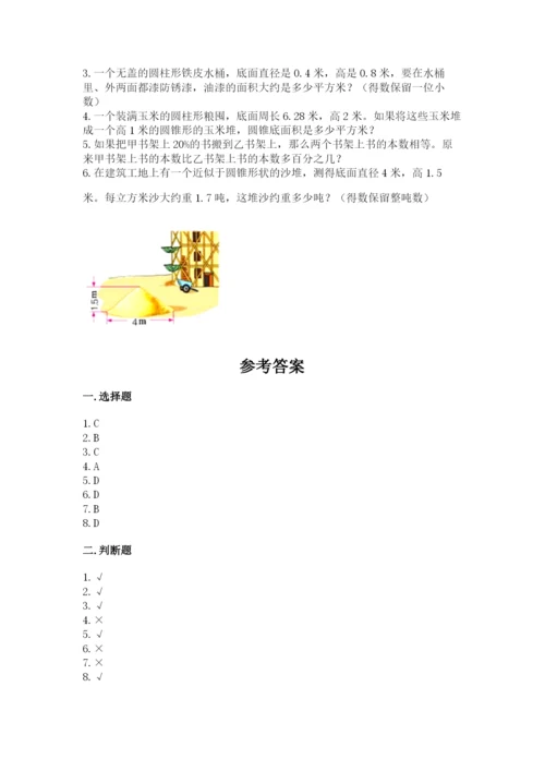 北京版六年级下册期末真题卷附答案（能力提升）.docx
