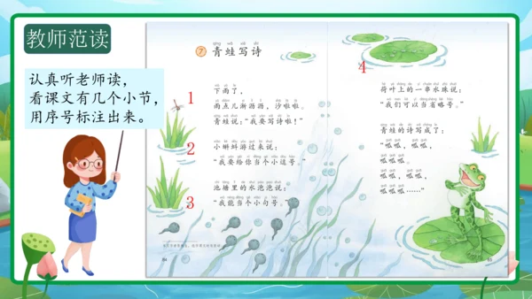课文7《青蛙写诗》（教学课件）