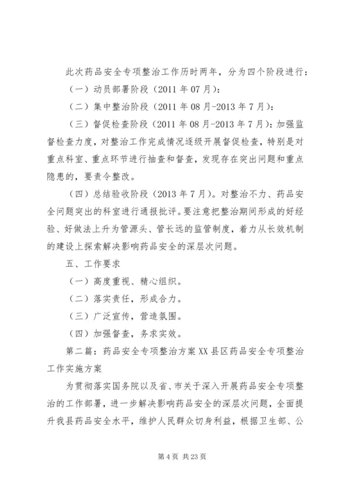 药品安全专项整治方案.docx