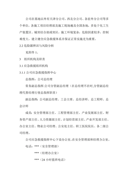 河北省某化学工程公司综合应急救援预案.docx