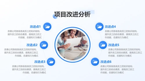小清新清透蓝玻璃拟态风年终总结汇报PPT