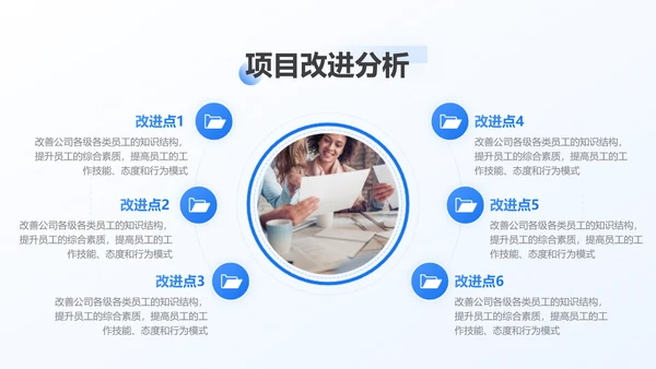 小清新清透蓝玻璃拟态风年终总结汇报PPT