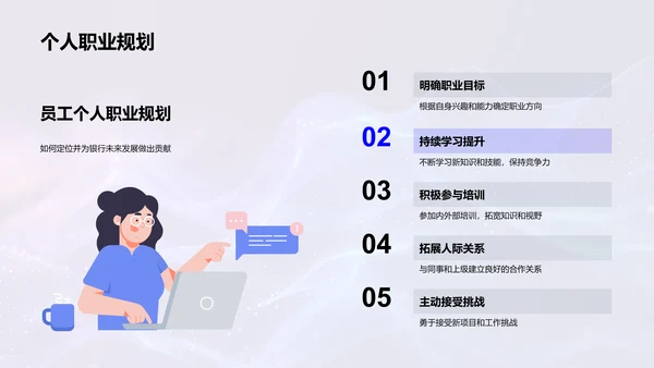银行年度业务汇报PPT模板