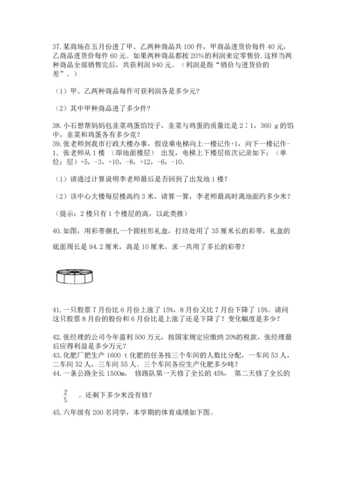小升初数学应用题50道（黄金题型）.docx