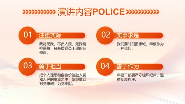 红色大气公安人民警察工作总结PPT