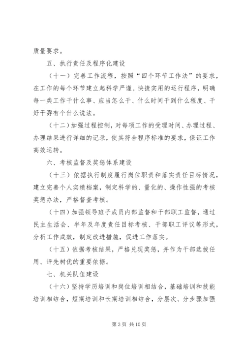 关于全省法院执行工作规范化建设指导意见 (4).docx