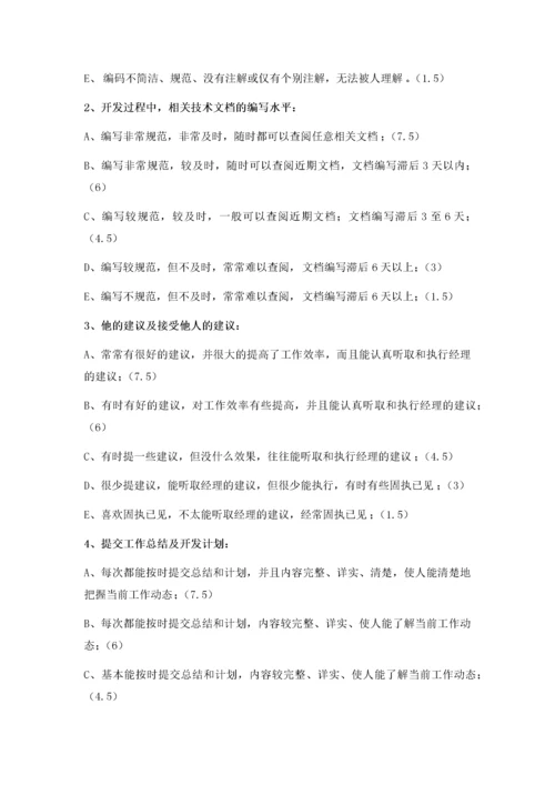 软件工程师绩效考核.docx