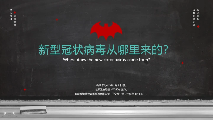 新冠病毒防护科普疫情防控PPT课件