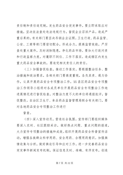 药品安全专项整治工作实施方案.docx