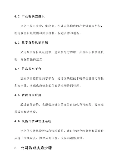 公司治理区块链产业链方案