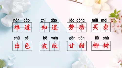 统编版语文二年级下册第二单元复习单（课件）