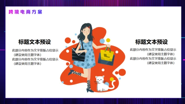 智慧跨境电商方案活动策划通用PPT模板