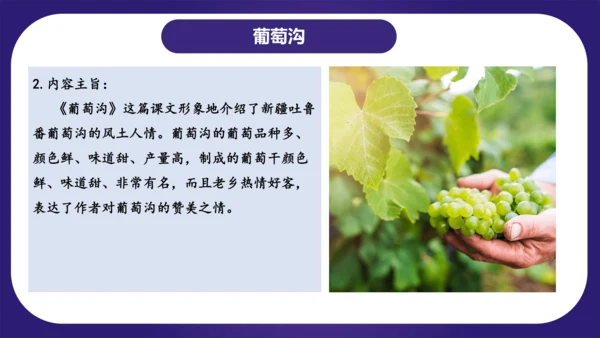 统编版2023-2024学年二年级语文上册单元复习第四单元（复习课件）（含答案）